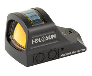 Holosun HE407C-GR X2 — 407C-GR-X2, Green Dot, 2 MOA
