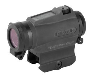 Holosun HE515CT-RD — Micro Titanium Red Dot, Red Reticle, Three Different Reticles