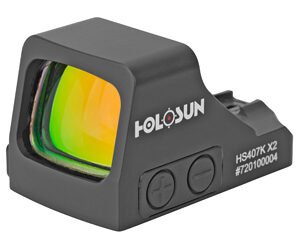 Holosun HS407K X2 — 407K-X2, Red Dot, 6 MOA Dot