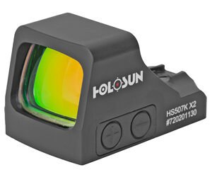 Holosun HS507K X2 — 507K-X2, Red Dot, 32 MOA Ring & 2 MOA Dot