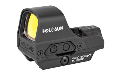 Holosun HS510C — Open Reflex, 2 MOA Dot Or 2 MOA Dot With 65 MOA Circle, Solar With Internal Battery