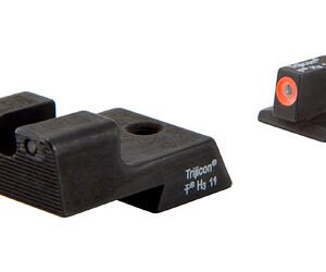 Trijicon CA128O-600527 — HD Tritium Sight, Fits Colt 1911, Orange Outline