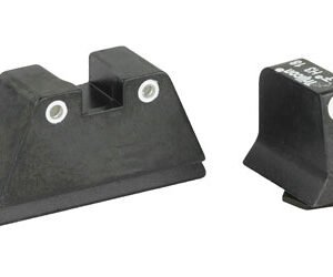 Trijicon GL201-C-600649 — Suppressor Height Night Sights, Fits Glock 17/19/22/23/26/27/31/32/33/34/35/37/38/39, Tritium