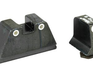 Trijicon GL201-C-600650 — Suppressor Sight Height, Green Front Sight With Orange Rear Lamps, Fits Glock 17/19/22/23/26/2
