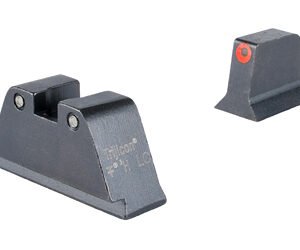 Trijicon GL201-C-601134 — Suppressor/Optic Height, Night Sights, Orange Front With Black Rear & Green Lamps