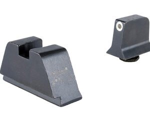 Trijicon GL201-C-601136 — Suppressor/Optic Height, Night Sights, White Front With Metal Rear & Green Lamps