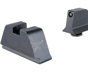 Trijicon GL201-C-601137 — Suppressor/Optic Height, Night Sights, Black Front With Metal Rear & Green Lamps