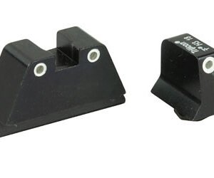 Trijicon GL204-C-600689 — Bright & Tough Suppressor Height Night Sights, Fits Glock 20/21/29/30, Tritium Front/Rear
