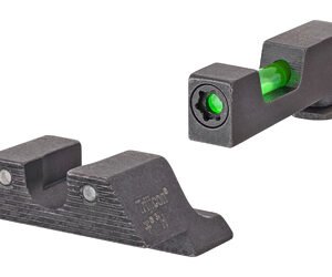 Trijicon GL801-C-601102 — Di Tritium/Fiber Optic Night Sights, Fits Glock 17/19/22/23/34/35/45, Does Not Fit Mos Models
