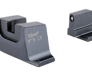 Trijicon SA240-C-601153 — Suppressor/Optic Height, Night Sights, Black Front With Metal Rear & Green Lamps