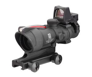 Trijicon TA31-D-100549 — ACOG Scope, Dual Illuminated Red Chevron .223 Reticle, With Colt Knob Thumbscrew Mount