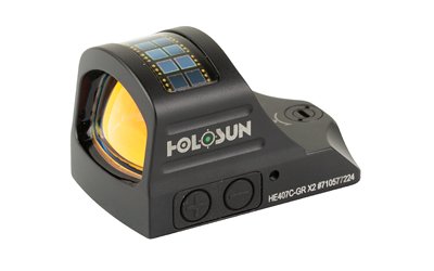 Holosun HE407C-GR X2 407C-GR-X2, Green Dot, 2 MOA