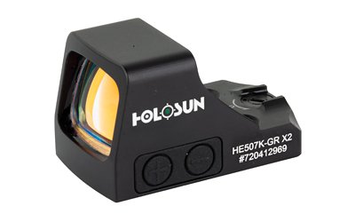 Holosun HE507K-GR X2 507K-X2, Green Dot, 32 MOA Ring & 2 MOA Dot