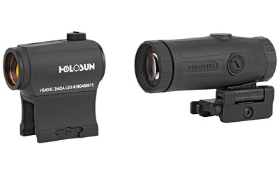 Holosun HS403C Micro Red Dot and HM3X Magnifier Combo Pack Exclusive Flyer