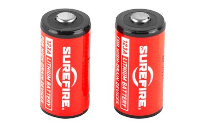 SureFire SF2-CB Battery, CR123A Lithium, 2 Pack