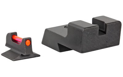 Trijicon Fiber Sight, Fits 1911 Novak Low Cut, Comes with Red and Green Fiber