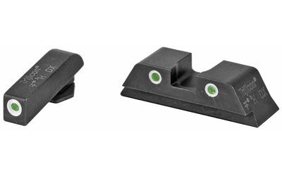 Trijicon Tritium Night Sight, Fits Glock 17/19/26/27/33/34 Green/Green, 3 Dot Glock Disclaimer