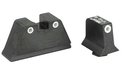 Trijicon Suppressor Height Night Sights, Fits Glock 17/19/22/23/26/27/31/32/33/34/35/37/38/39, Tritium