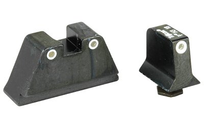 Trijicon Suppressor Sight Height, Green Front Sight with Orange Rear Lamps, Fits Glock 17/19/22/23/26/2
