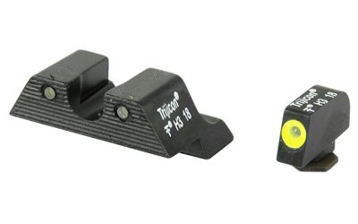 Trijicon HD XR Night Sight Set, 3 Dot Green Tritium with Yellow Front Outline, Fits Glock 17/19/26/27/3, view 2