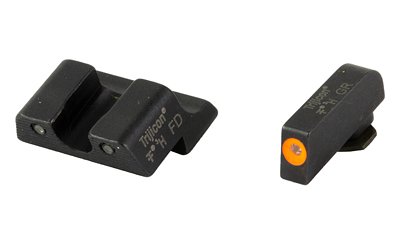 Trijicon Tritium HD XR Night Sight, Fits Glock 42 and 43, Orange Front