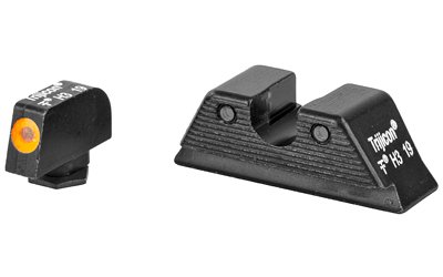 Trijicon HD XR Tritium Night Sight, Fits Glock MOS, Orange Front Outline Glock Disclaimer
