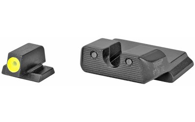 Trijicon HD Tritium Night Sight, Fits S&W M&P Shield, Yellow Outline