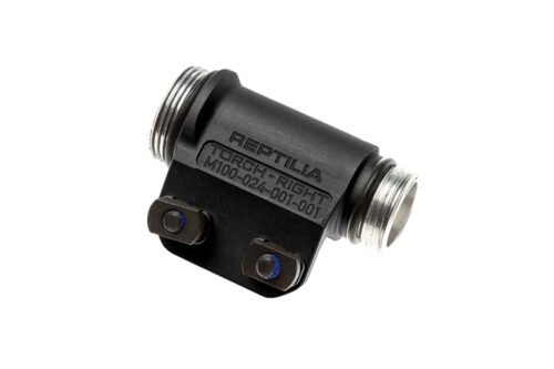 Reptilia Torch Black Anodized 3V/CR123 Right Side