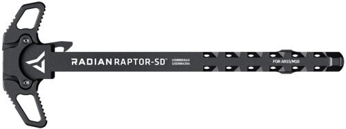Radian Weapons Raptor SD Ambi Charging Handle Black Gas Ported Shaft Fits Mil-Spec AR-15/M16