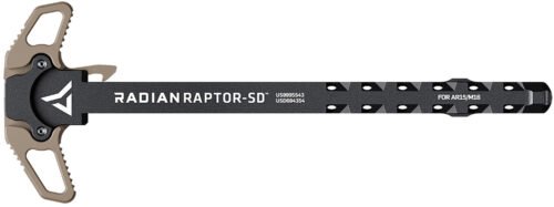 Radian Weapons Raptor SD Ambi Charging Handle FDE Gas Ported Shaft Fits Mil-Spec AR-15/M16