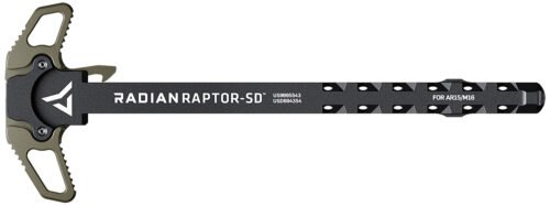 Radian Weapons Raptor SD Ambi Charging Handle Radian OD Gas Ported Shaft Fits Mil-Spec AR-15/M16