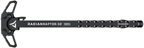 Radian Weapons Raptor SD Ambi Charging Handle Black Gas Ported Shaft Fits Mil-Spec AR-10/SR-25