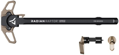 Radian Weapons Raptor Charging Handle & 45/90 Talon Safety FDE Ambi Controls Fits Mil-Spec AR-15/M16