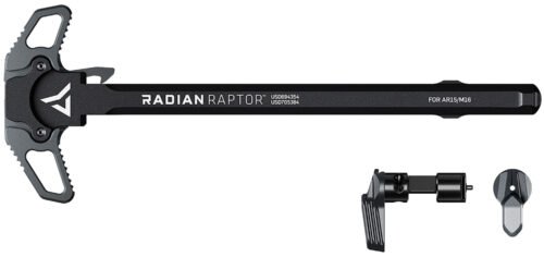 Radian Weapons Raptor Charging Handle & 45/90 Talon Safety Radian Gray Ambi Controls Fits Mil-Spec AR-15/M16
