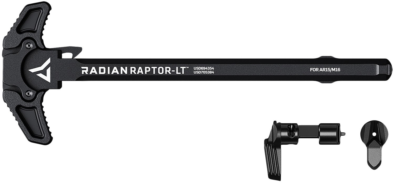 Radian Weapons Raptor LT Lightweight Charging Handle & 45/90 Talon Safety Black Ambi Controls Fits Mil-Spec AR-15/M16