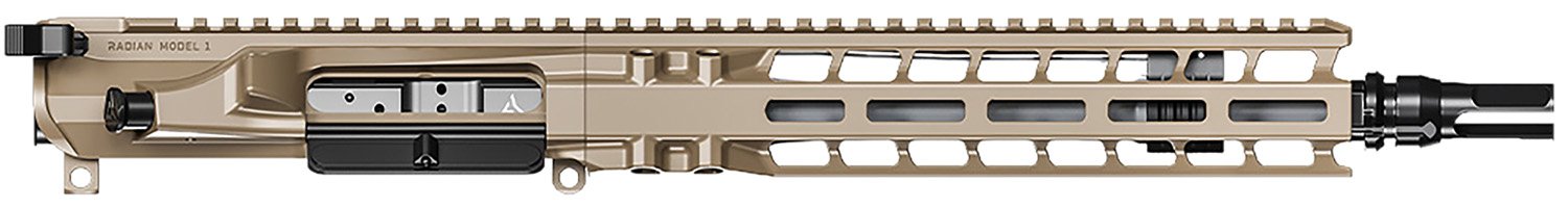 Radian Weapons Model 1 Complete Upper 223 Wylde 10.50" Threaded Match Grade Barrel FDE M-LOK Handguard Raptor-SD Charging Handle Enhanced M16 BCG Carbine-Length Gas System