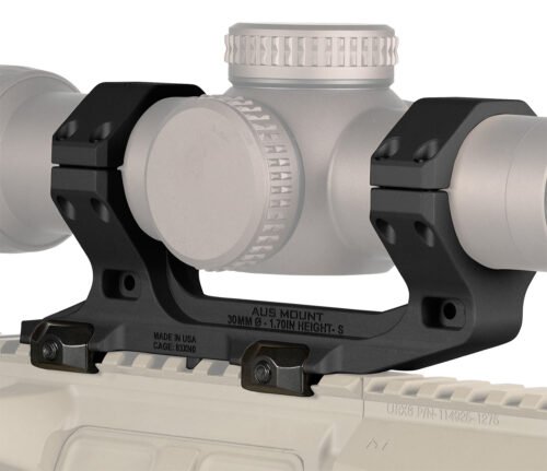 Reptilia 100238 AUS Optic Mount Black 7075-T6 Aluminum 30mm Tube Mil-Spec 1913 Picatinny Rail Mount