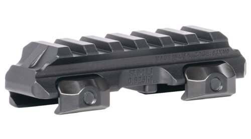 Reptilia RMU Mount 6 Slot Black 7075-T6 Aluminum Mil-Spec 1913 Picatinny Rail Mount