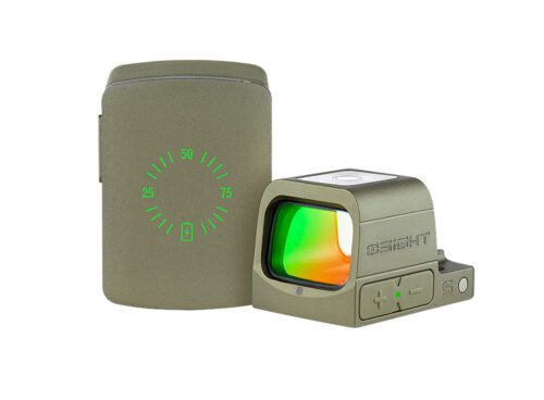Osight S Olive Drab Green 1x 2 MOA Red Dot/32 MOA Circle Reticle