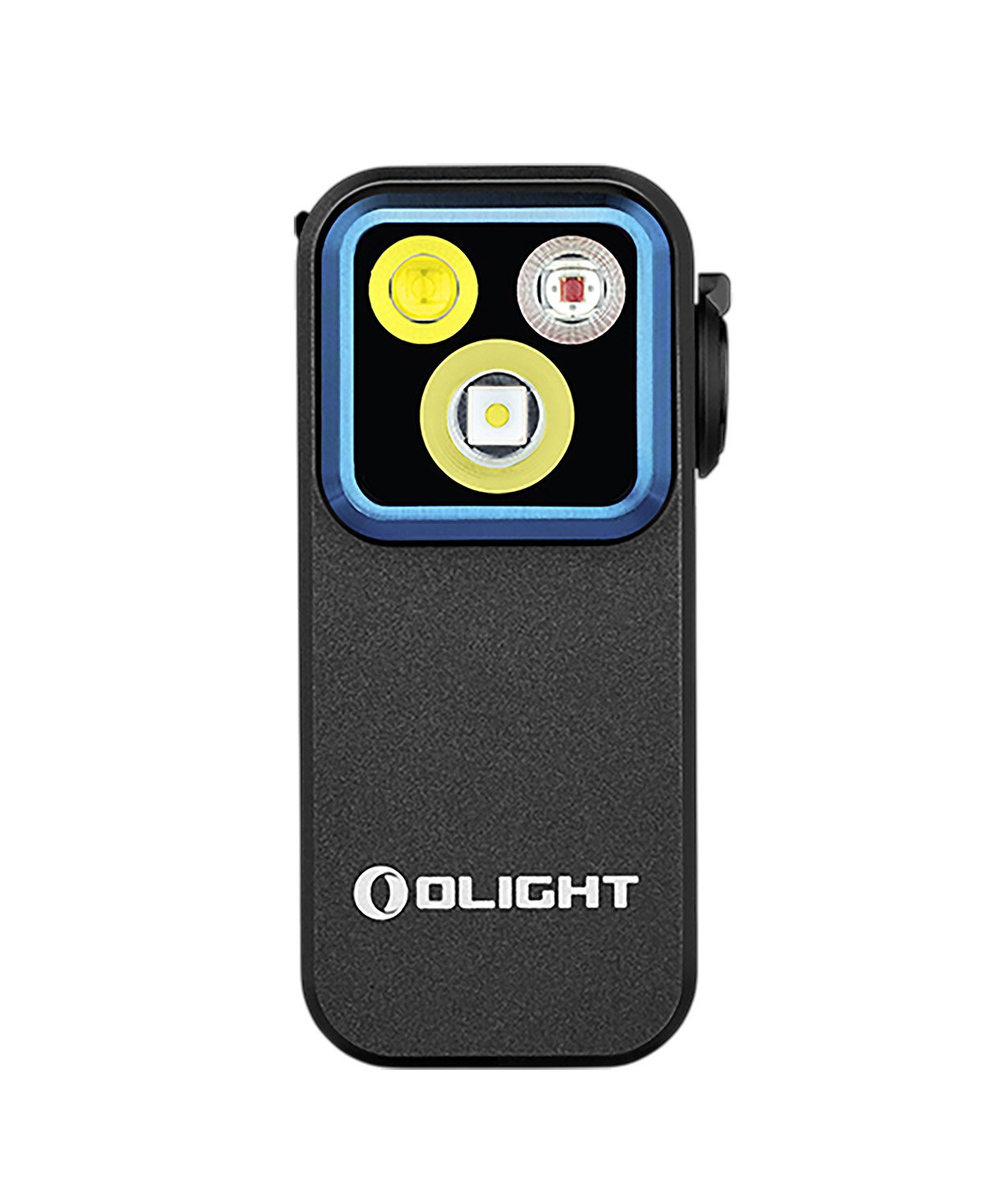 Olight Oclip Pro Black Aluminum, Red/White Light 500 Lumens 120 Meters Beam Distance