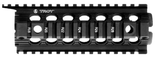 Troy Industries Battle Rail Drop-In Enhanced 7" 6005A-T6 Aluminum Black Anodized for M16, M4