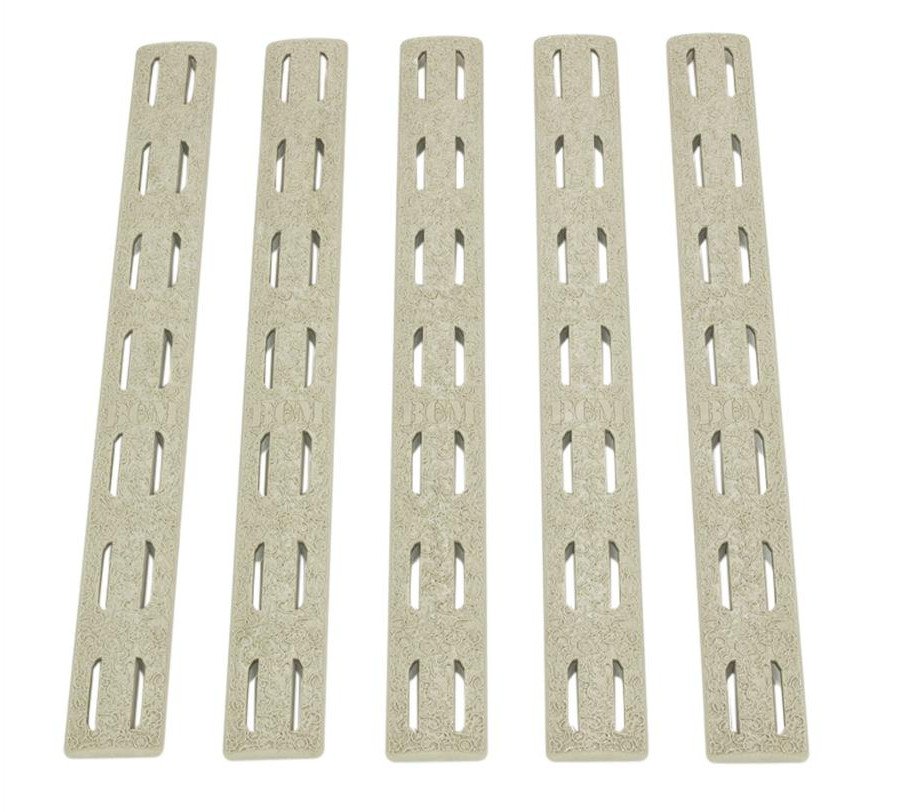 BCM KeyMod Rail Panel Kit, Flat Dark Earth (5-Pack)