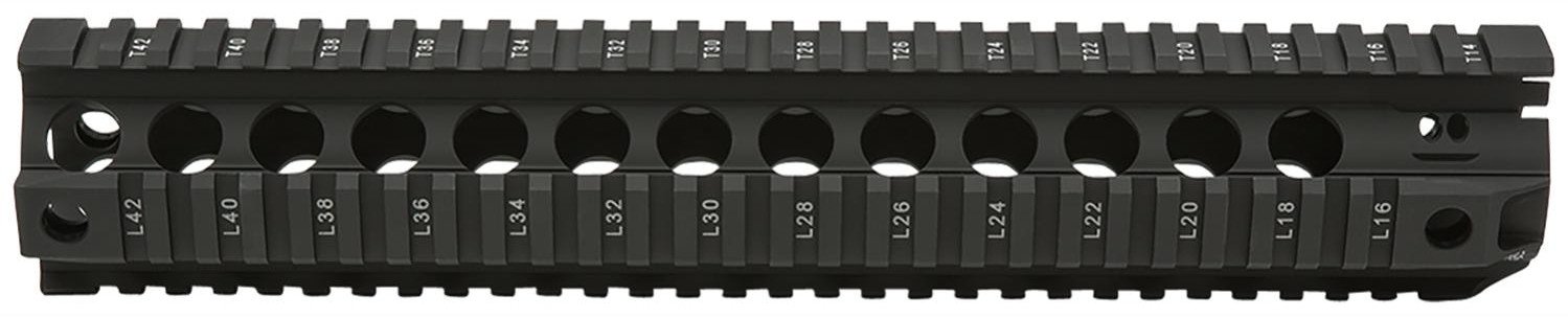 BCM QRF12 Quad Rail Handguard, 12", Black