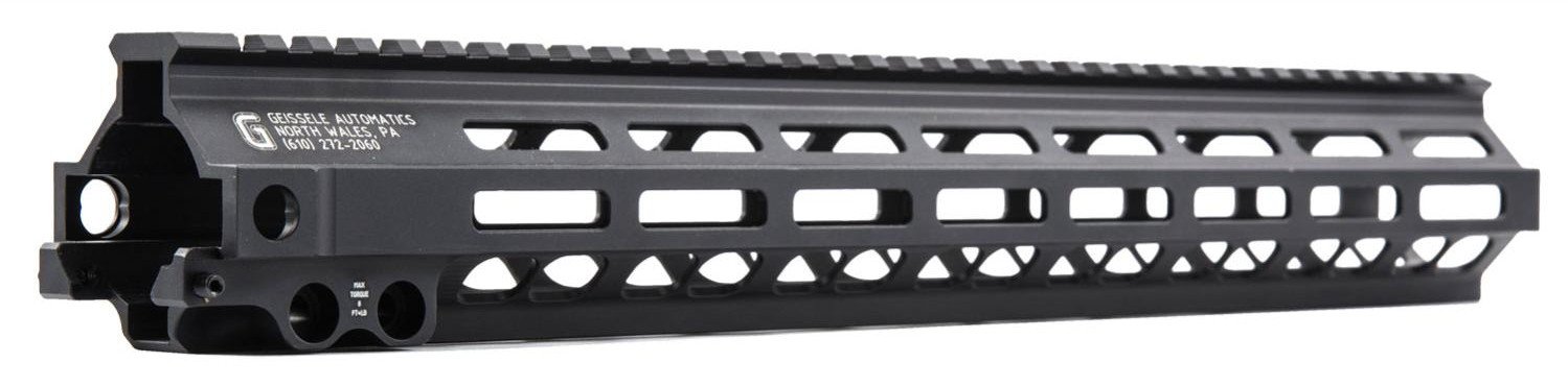 Geissele Super Modular Rail MK4, 15 inch, Black Aluminum