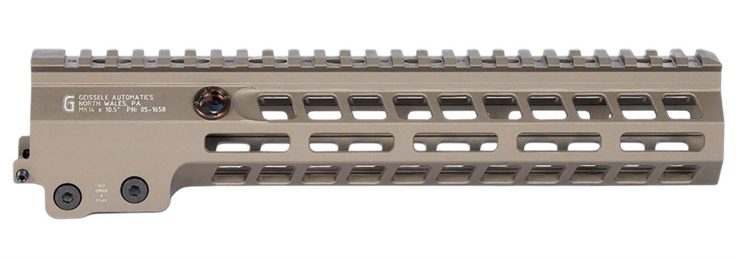 Geissele Super Modular Rail MK14, 10.5 inch, DDC Aluminum