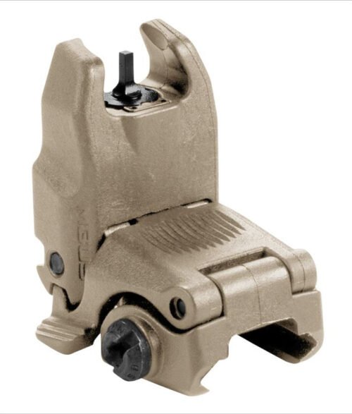 Magpul MBUS Sight Front Black Folding Flat Dark Earth for AR-15/M16
