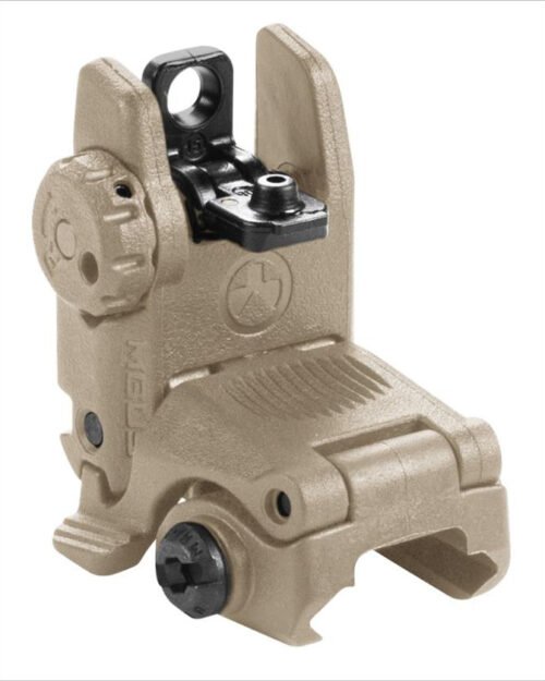 Magpul MBUS Sight Rear Flat Dark Earth Folding for AR-15/M16
