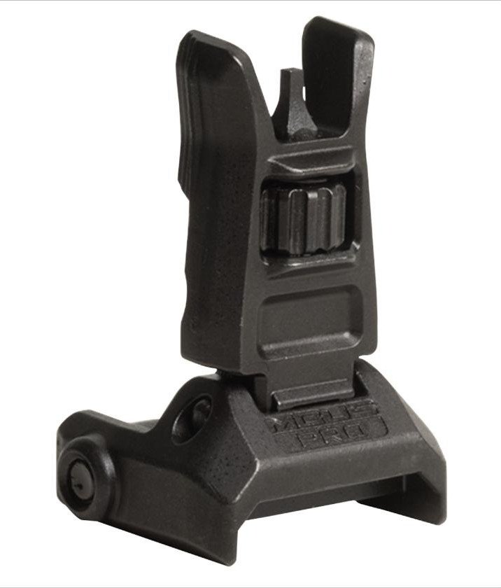 Magpul MBUS Pro Sight Front QPQ Melonited Steel Construction AR Platform