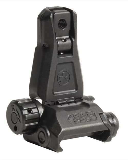 Magpul MBUS Pro Sight Rear QPQ Melonited Steel Construction for AR Platform