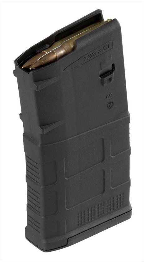 Magpul PMAG GEN M3 20rd 308 Win/7.62x51mm NATO Fits AR-10/M110/SR25 Black Polymer